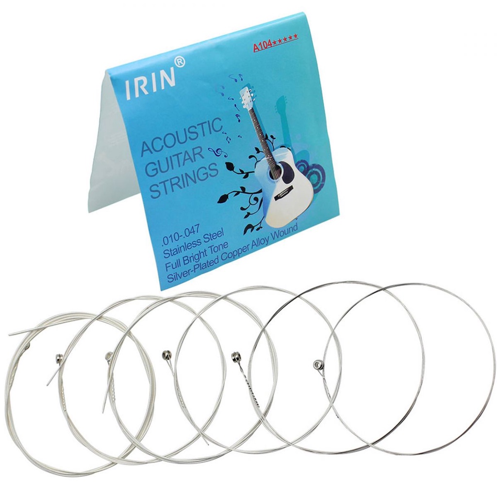 0.010-0.047 Inch Senar Lapis Silver Untuk Gitar Akustik