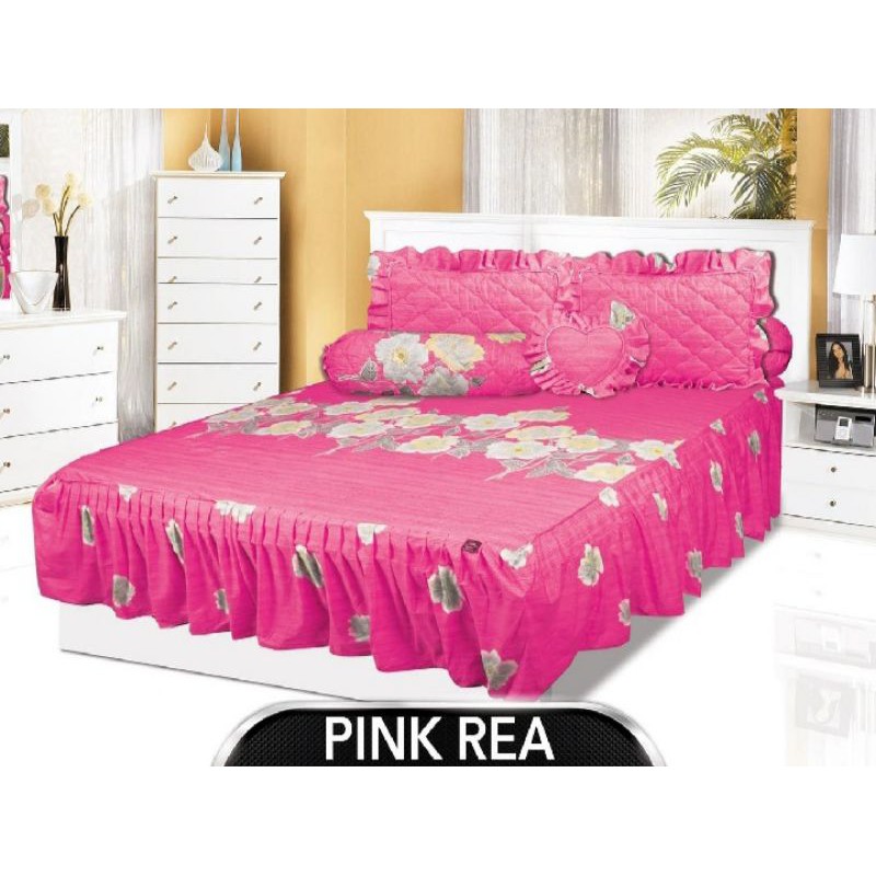 Sprei Rumbai All New My Love 160x200 Queen T.30 Pink Rea
