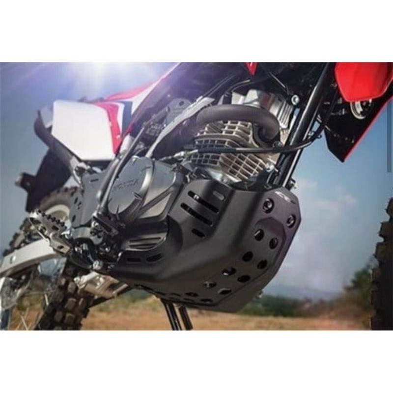 Skid plate pelindung mesin engine guard Honda CRF 150L K84A original AHM