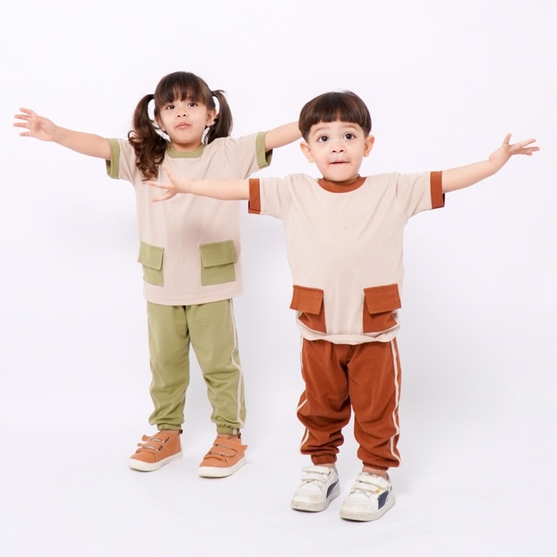 PLAYSET ANAK UNISEX / SET BAJU ANAK (1-7 TAHUN )