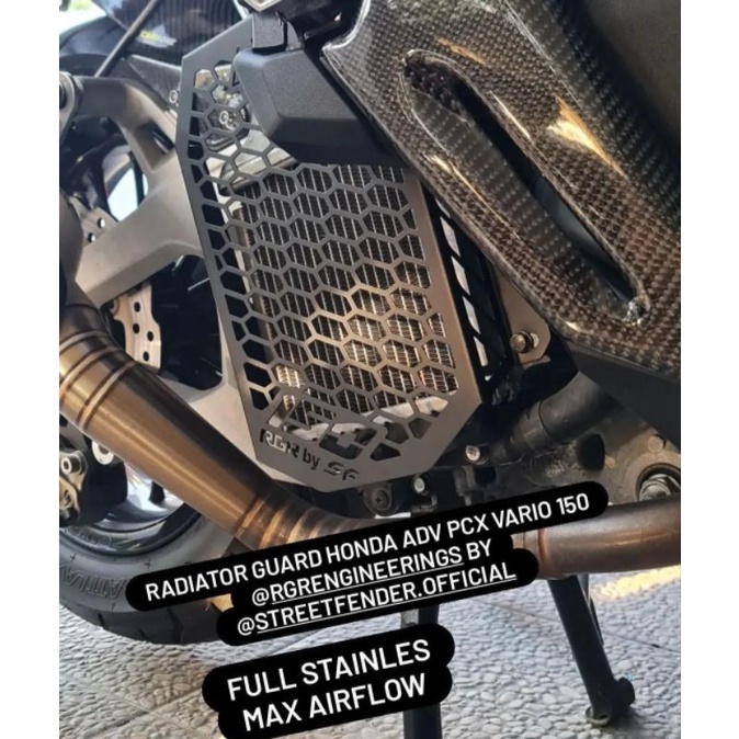 Cover Radiator Guard RGR STREET FENDER not TZM New Honda Vario PCX ADV 150