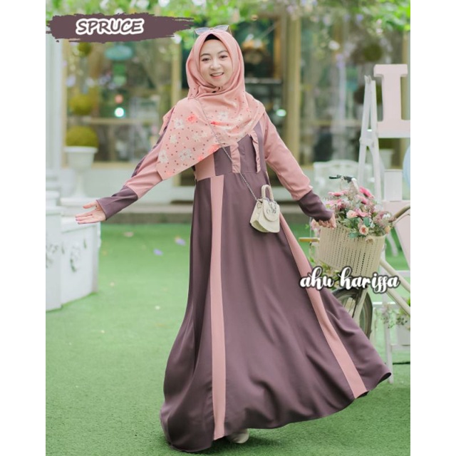 DWIFA GAMIS BAJU MUSLIM AKU KARISSA SIMPLE REMAJA POLOS
