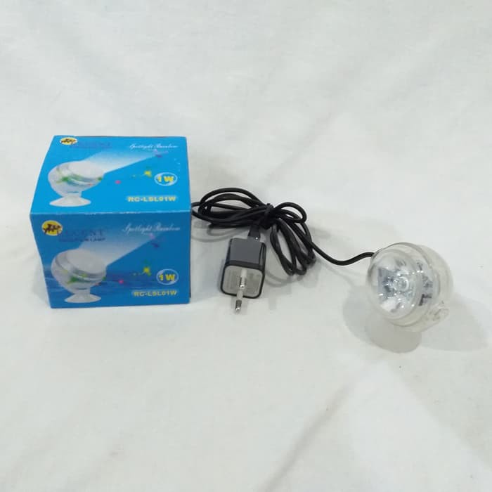 Lampu Sorot Taman Kolam Aquarium LED Celup 3 Warna Color RECENT RC-LSL