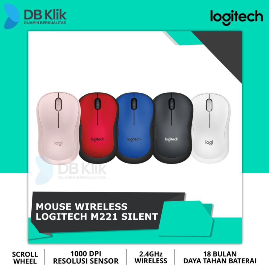 Mouse Wireless Logitech M221 &quot; Silent &quot;
