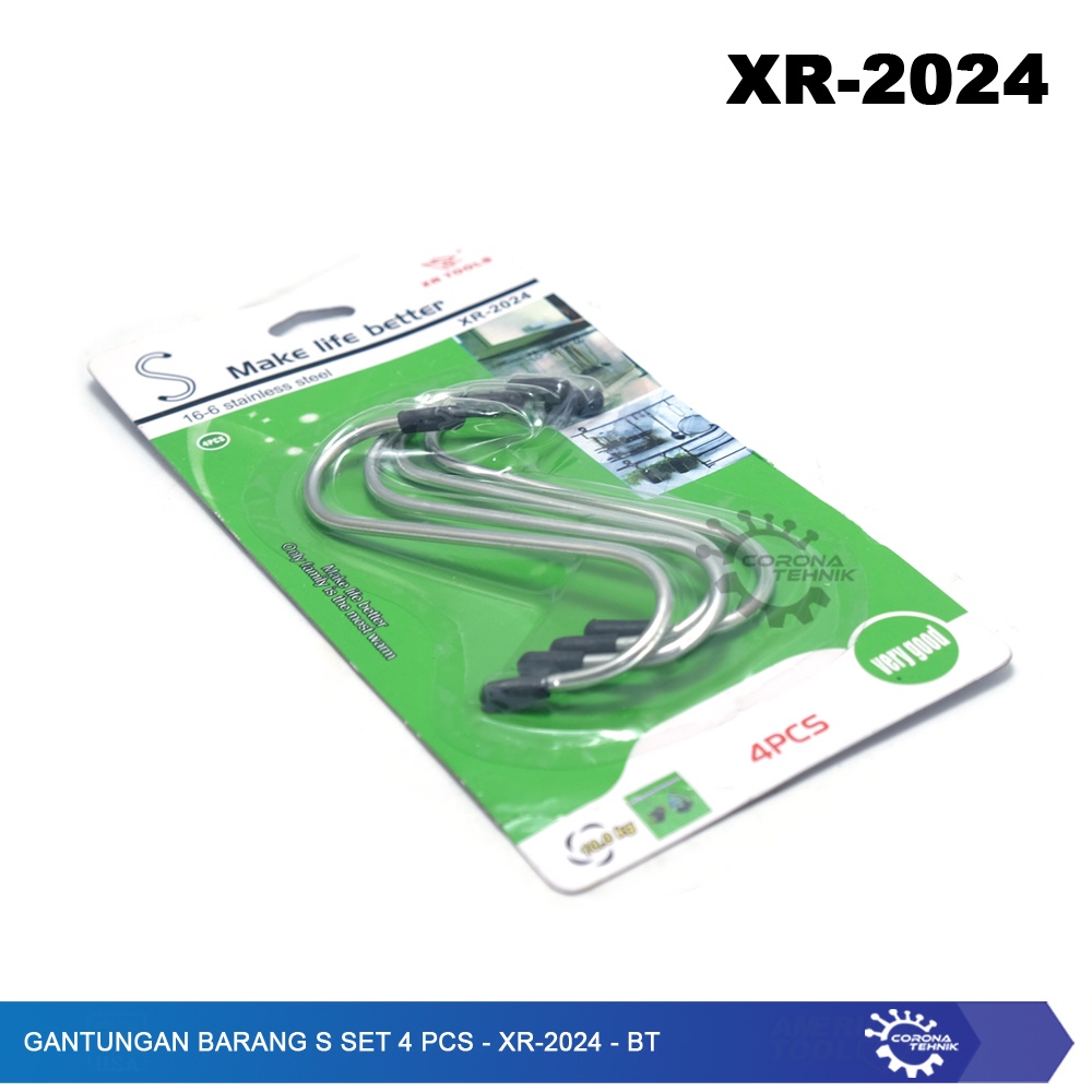 XR-2024 - BT - Gantungan Barang S Set 4 Pcs