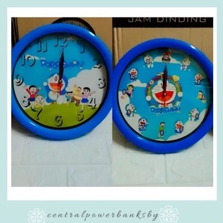 JAM DINDING POLOS KARAKTER / JAM DINDING RUMAH / JAM DINDING BATRAI KARAKTER LUCU / JAM DINDING DORAEMON