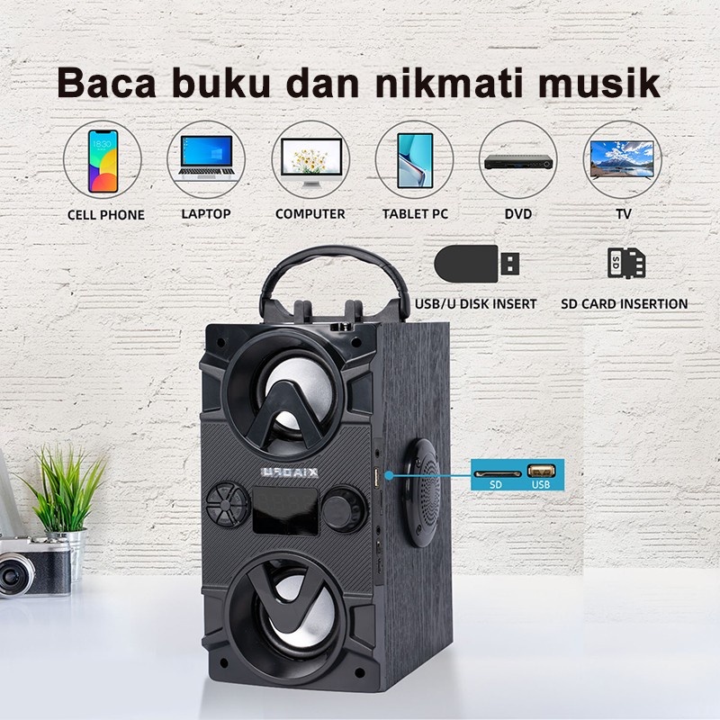 COD Terbaru Weyon Sakura Gazela 3.1 saluran bluetooth speaker home theater Suport USB SD CARD Handph