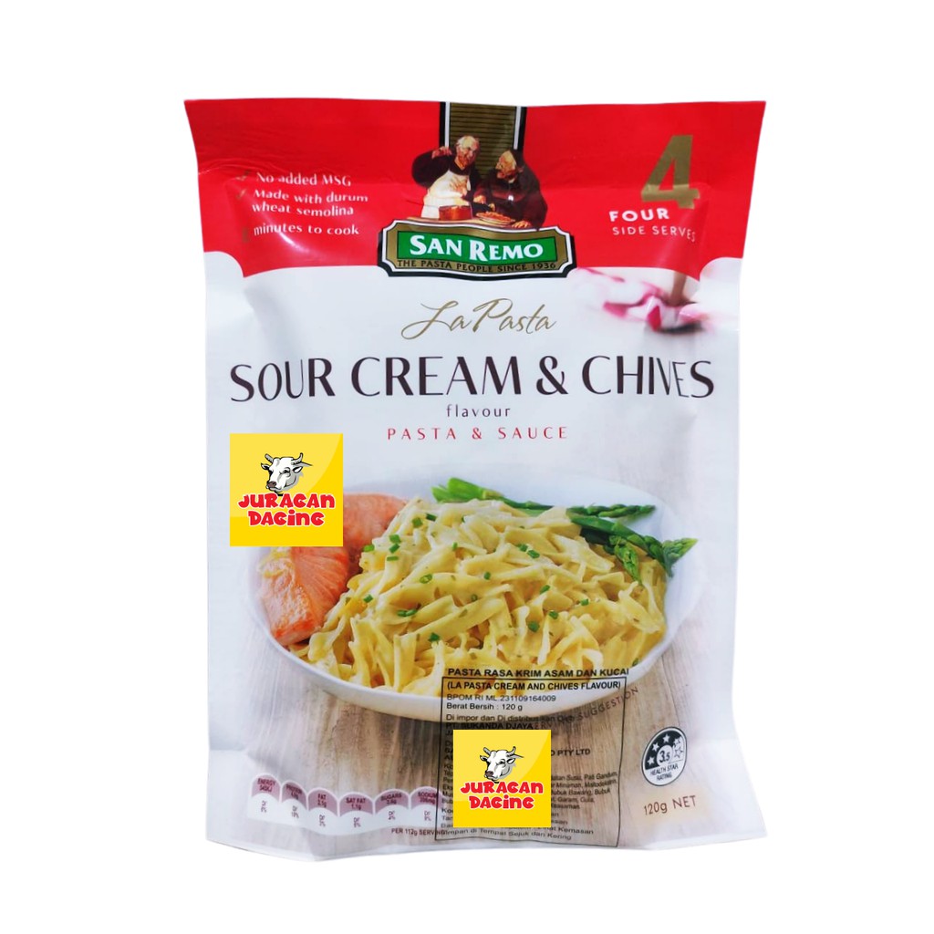 

Saus Pasta Sanremo Sour Cream & Chives