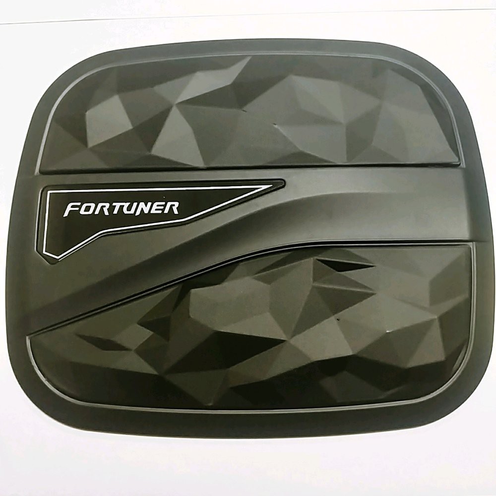 TANC COVER tutup TANGKI bensin TOYOTA all new fortuner 2016 -2023 2022 2021 2020.2019 2018 2017 hitam dofF MODEL DIAMOND