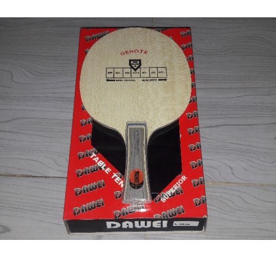 Kayu Dawei Genote original Tenis Meja Bet Pingpong