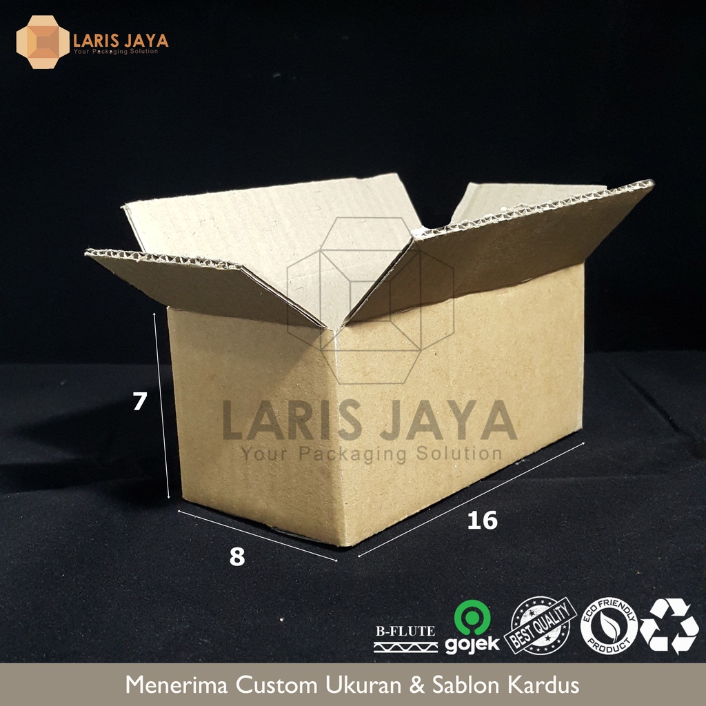 

Kotak Kardus Baru / Box Packing Kecil 16 x 8 x 7 cm Polos ( Kardus 16 x 8 x 7 cm )