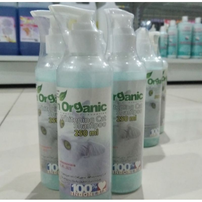 im organic shampoo whitening cat shampo 250 ml