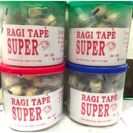 Ragi Tape Super Cap Kumbang / Singkong/Ketan/Peuyeum TERLARIS TERPERCAYA ORIGINAL