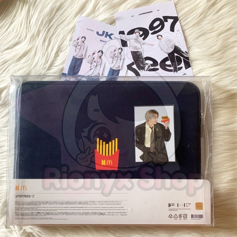 BTS X MCD OFFICIAL MERCH WEVERSE - LAPTOP POUCH