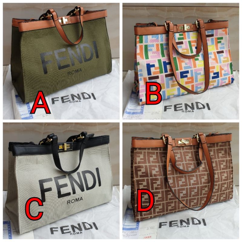 Tas Fashion Wanita Fendi roma tote semprem