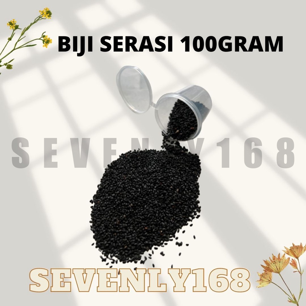 

BIJI SELASIH 100 GR - BASIL SEED 100GR - SELASIH SUPER