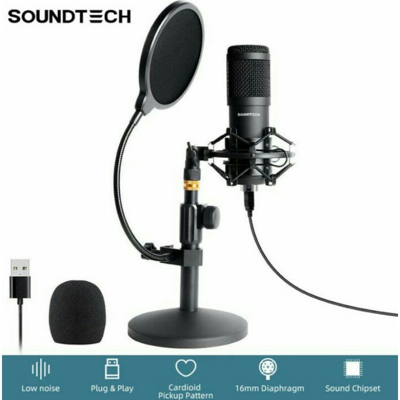SOUNDTECH ST-800 KIT USB Microphone Plug&Play