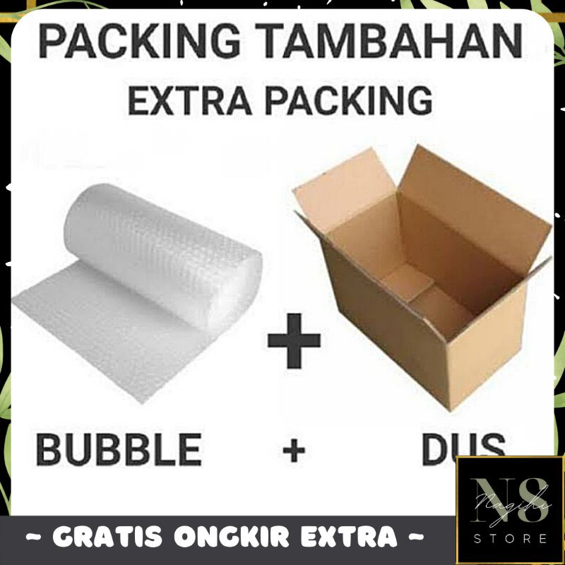 TAMBAHAN PACKING KARDUS DAN BUBBLE WRAP❗