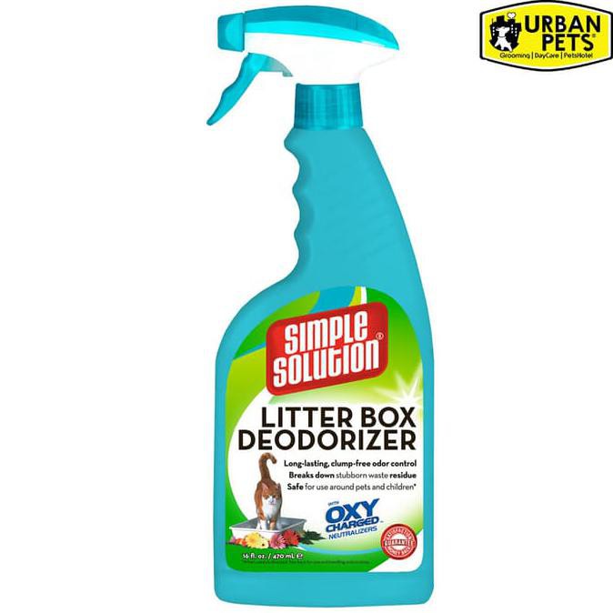 Jual Simple Solution Cat Litter Box Deodorizer Spray Bottle Indonesia Shopee Indonesia