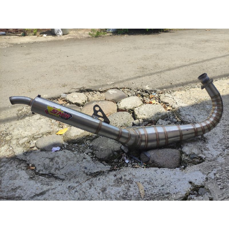 knalpot kolong cobra SMR super PRO91 full stnlis