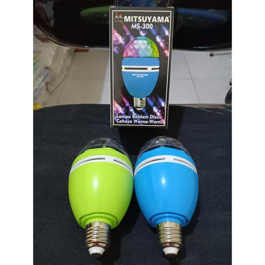 Lampu Bohlam Disco Mitsuyama Ms-300 Cahaya Warna Warni - Lampu Disco