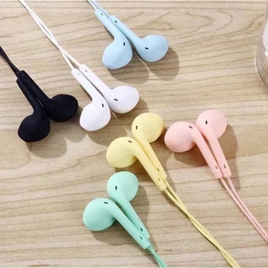 Handsfree Macaron - Headset Macaron Super Bass