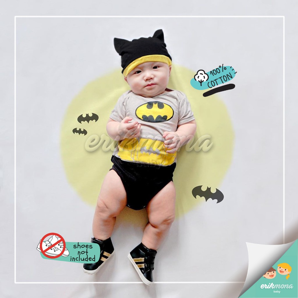 ✅ baju bayi jumper bayi baju anak karakter batman ✅