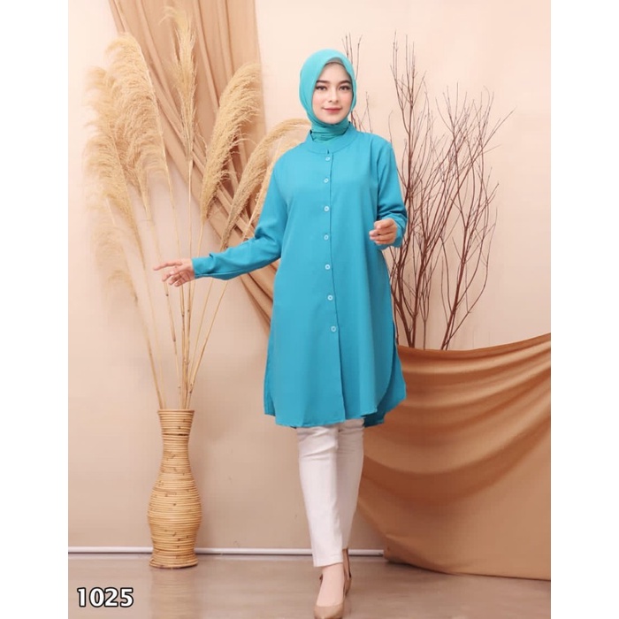 Tunik wanita baju tunik wantia terbaru 2458 Hemat waktu TUNIK KAOS ADIBAH 1025HW BUSUI ATASAN FASHIO