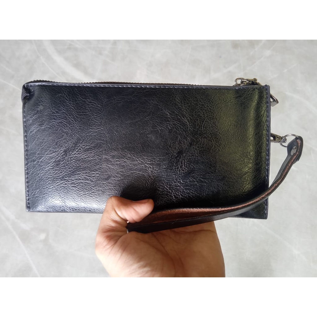 AND D24 DOMPET PANJANG PRIA FASHION KOREA STYLE HITS MEN CLUTCH KULIT TERLARIS GROSIR COD IMPORT