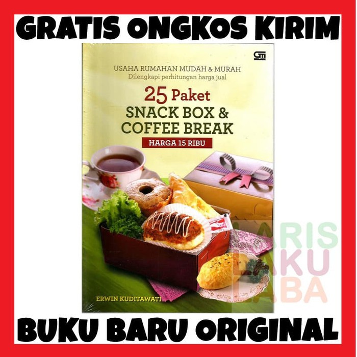 

BUKU BARU ASLI 25 PAKET SNACK BOX & COFFEE BREAK HARGA 15 RIBU