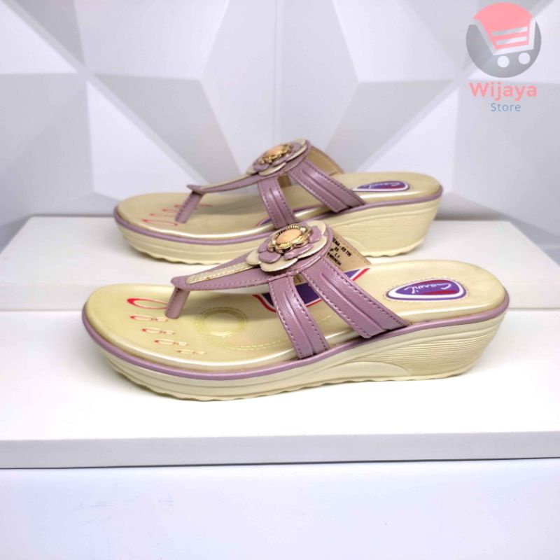 Sandal Anak Perempuan Carvil Original Sendal Wedges Kasual dan Trendi untuk Anak Cewek