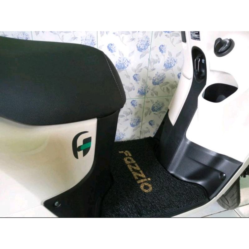 Pijakan kaki alas kaki keset yamaha fazzio karpet fazzio anti selip karet premium