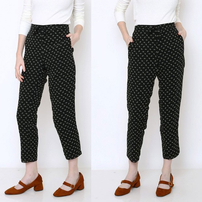  ZARA  Baggy  Printed trouser Shopee Indonesia