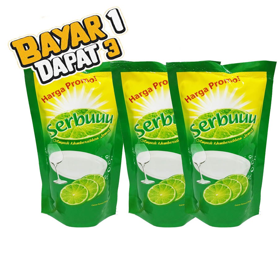 Serbu Pencuci Piring 250 ml BAYAR 1 DAPAT 3