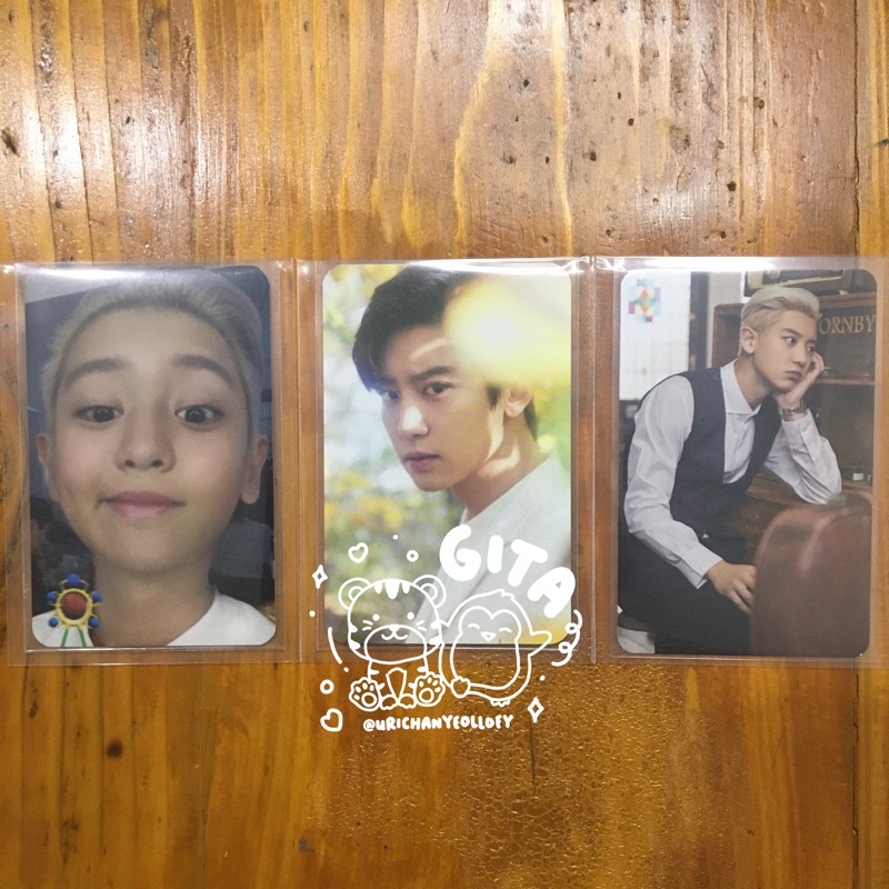EXO Chanyeol Elyxion Hand warmer, What a Life, Season’s Greetings 2020 POB Hottracks Photocard / PC