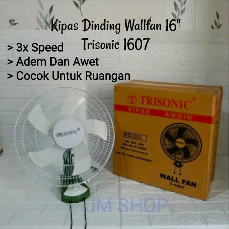 Kipas Angin Dinding Trisonic 16" /Wallfan Trisonic 16"