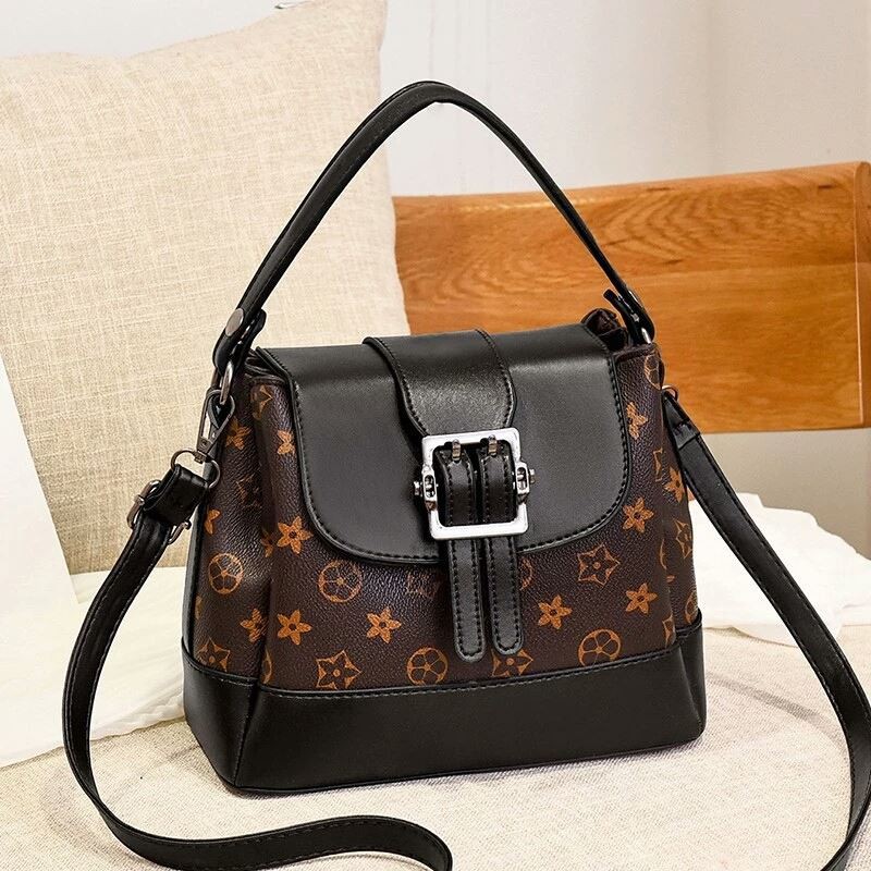 BJ20216 - BLACK/BROWN/COFFEE FLOWER/WZ- TAS TOTE SLEMPANG JINJING TOTEBAG HANDBAG TAS WANITA FASHION IMPORT MODIS ELEGAN TERMURAH TERLARIS TERBARU BAGSTORE JAKARTA TAS BATAM JT0216 CR7585
