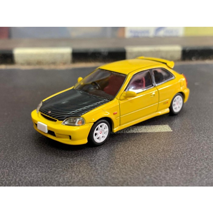 Tomica Limited Vintage Neo Honda Civic Type R Yellow Hong Kong Edition