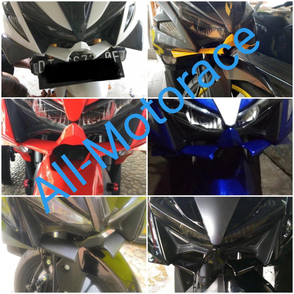 winglet aerox155 VND plastik kumis fender aerox155 vnd plastik kumis aerox 155 vnd plastik
