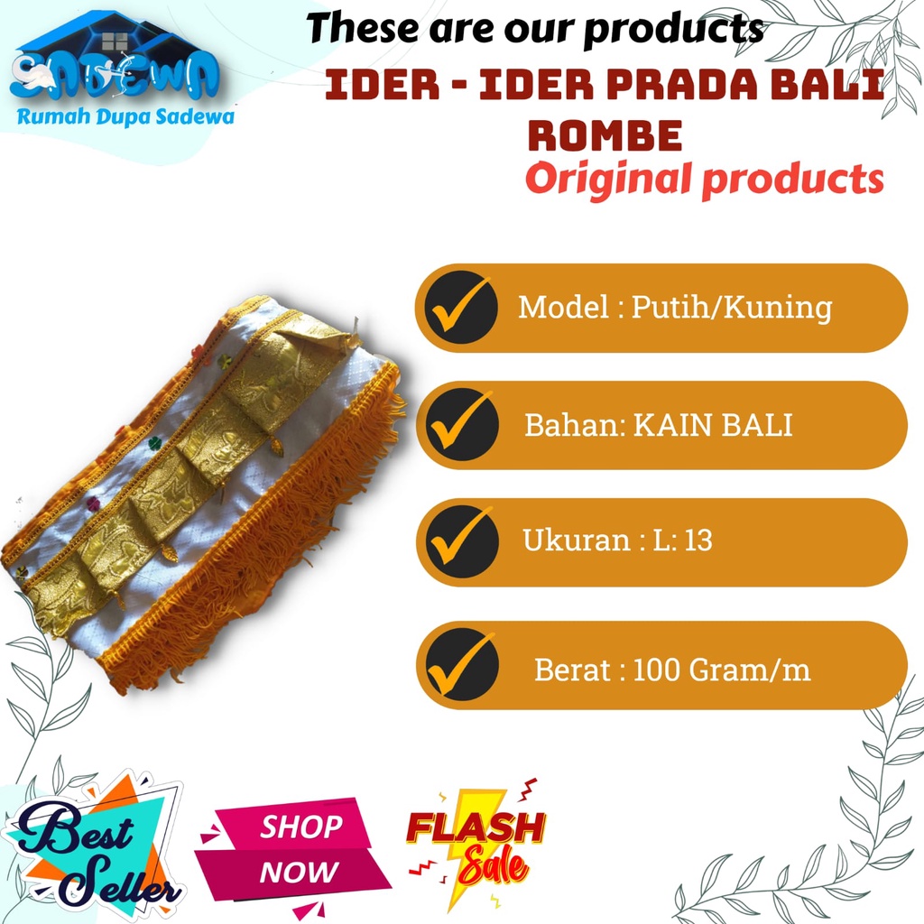 IDER - IDER PRADA KAIN BALI ROMBE