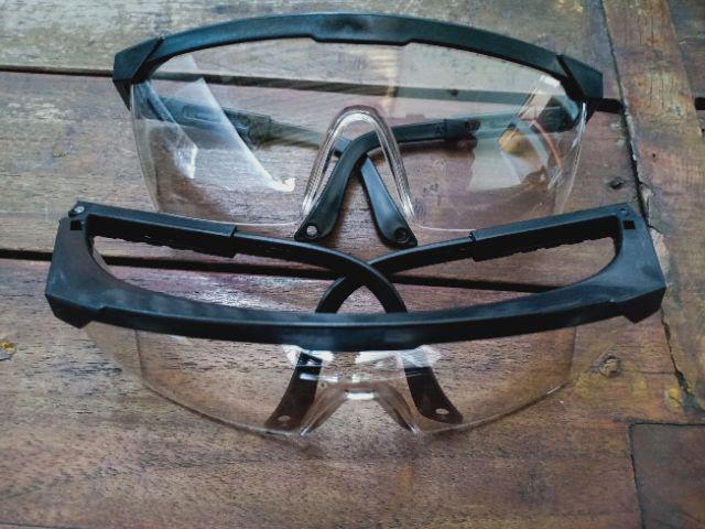 Kacamata Safety Bening / Clear Google List Hitam