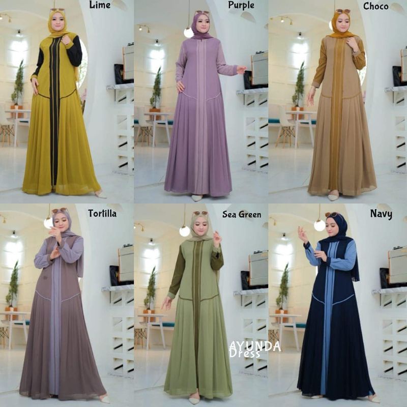 GAMIS CERUTY BABYDOLL FULL FURRING/AFINDA DRESS/GAMIS WANITA DEWASA/DRESS CERUTY/AYUNDA DRESS/FAR MOSLEMSTORE