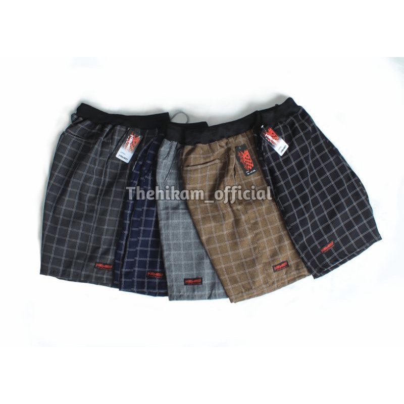 Celana Tartan Pria Pendek Original | Celana Pendek Pria Distro Original | Celana Kotak Kotak Hits Viral