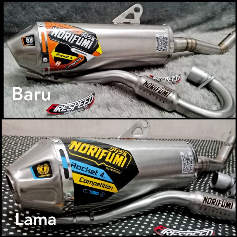 Knalpot norifumi rocket 4 kompetisi terbaru crf klx wr155 dtracker