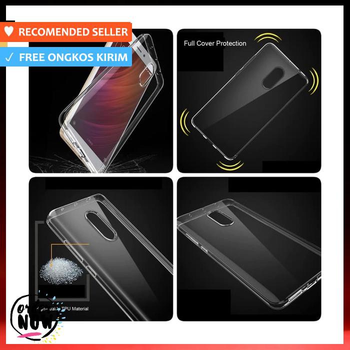 Soft Clear Cover Samsung Transparan Case S6 Flat S7 Edge Note 5 7 4 S5