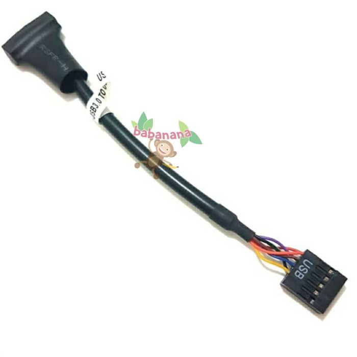 Kabel konverter usb 3.0 20 pin to 2.0 9 pin motherboard 9pin 20pin ADAPTER KONVERTER MOBO FRONT PANEL