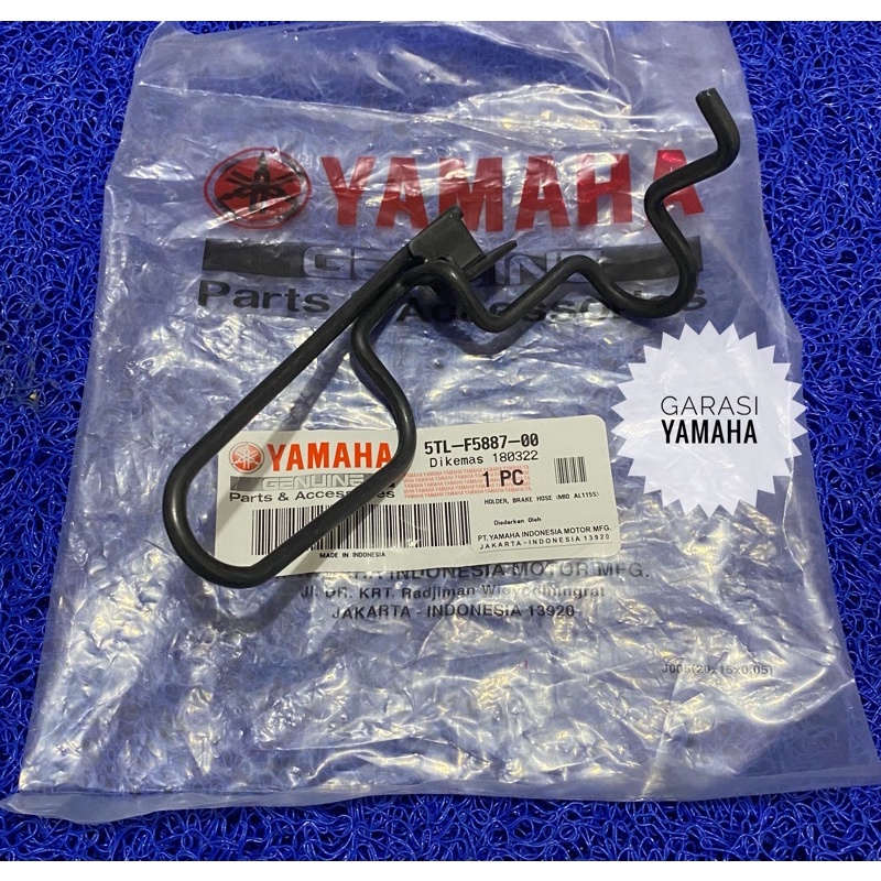 Klem selang rem depan mio sporty original yamaha bagian bawah clamp selang rem 5TL-F5887-00 Holder B