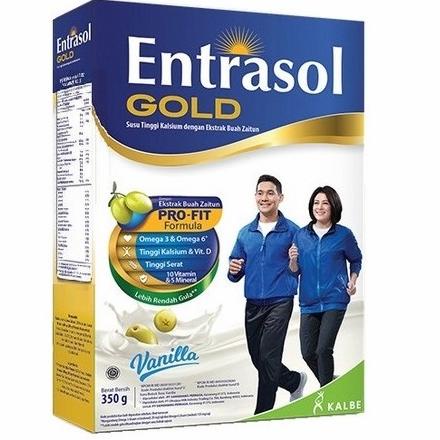 

[COD] Entrasol Gold Coklat Susu Lansia Rasa Vanilla 350gr [COD]