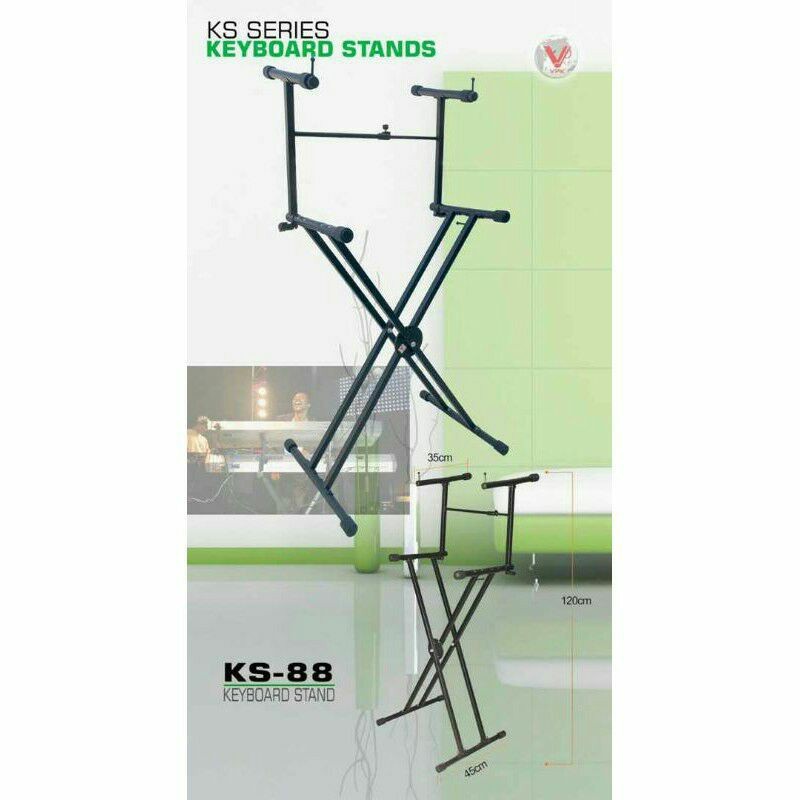 Stand Keyboard VPK KS88 ( 2 susun ) Keyboard StandDouble Cross VPK KS-88
