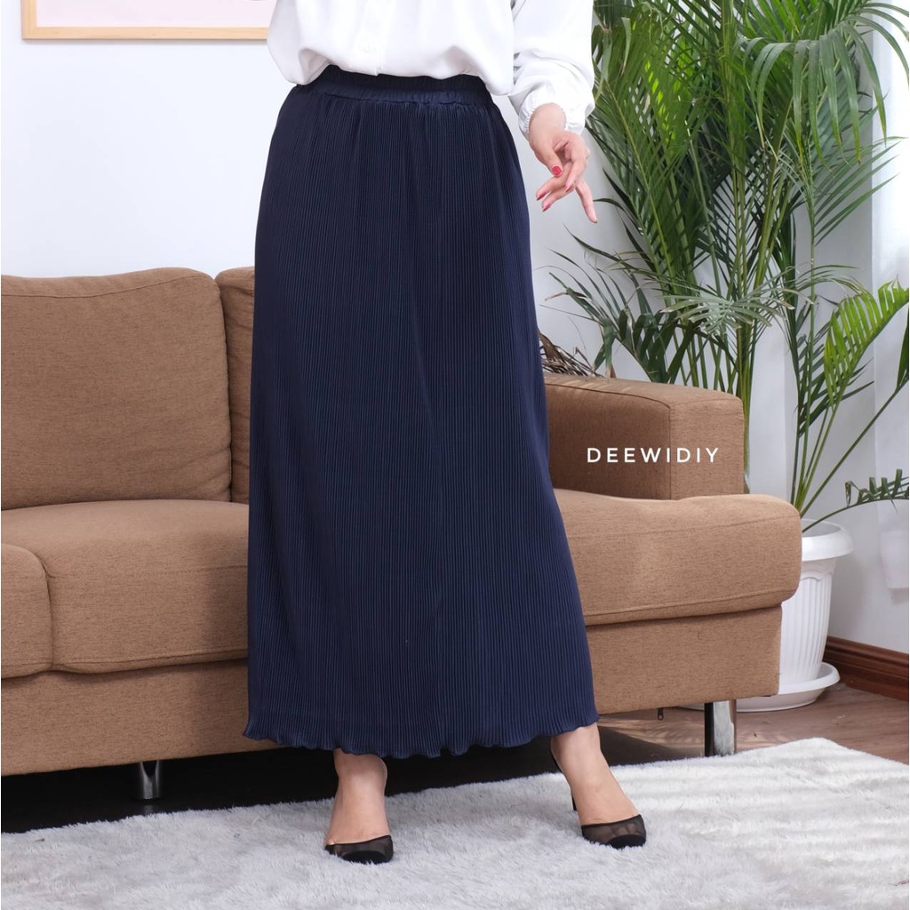 ROK PLISKET LIDI A LINE ROK PANJANG WANITA - DAILY PLEATS SKIRT (LIDI)